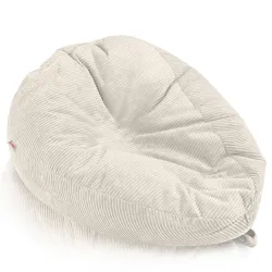 Giant XXL corduroy bean bag for adults – sink-in comfort