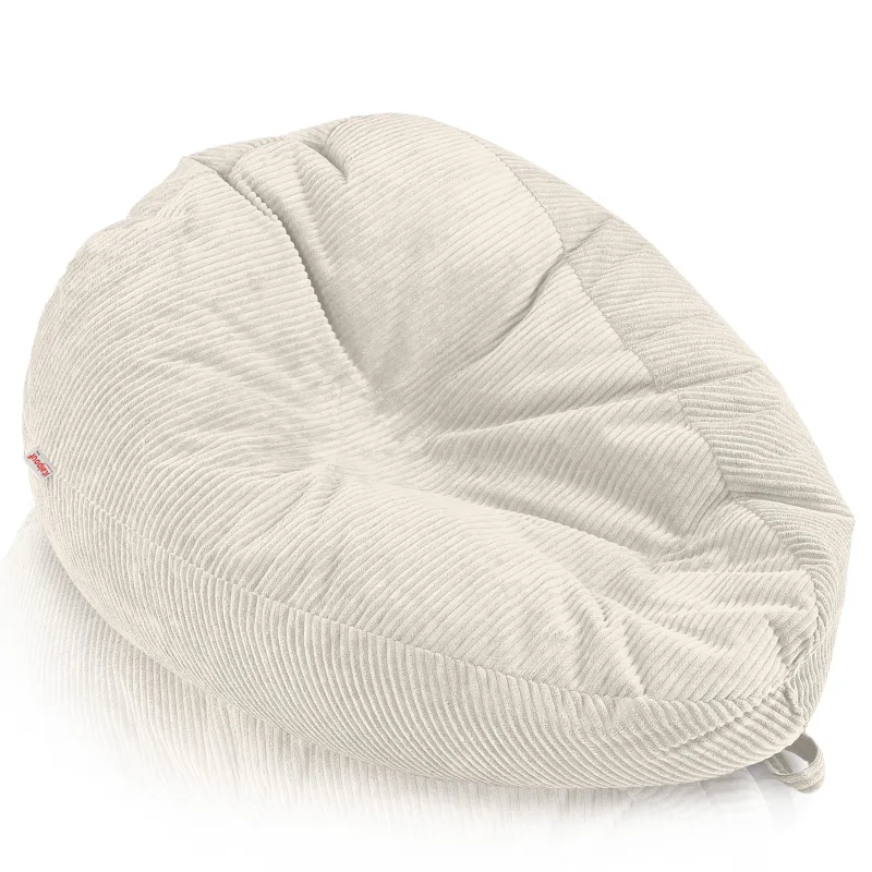 Giant XXL corduroy bean bag for adults – sink-in comfort