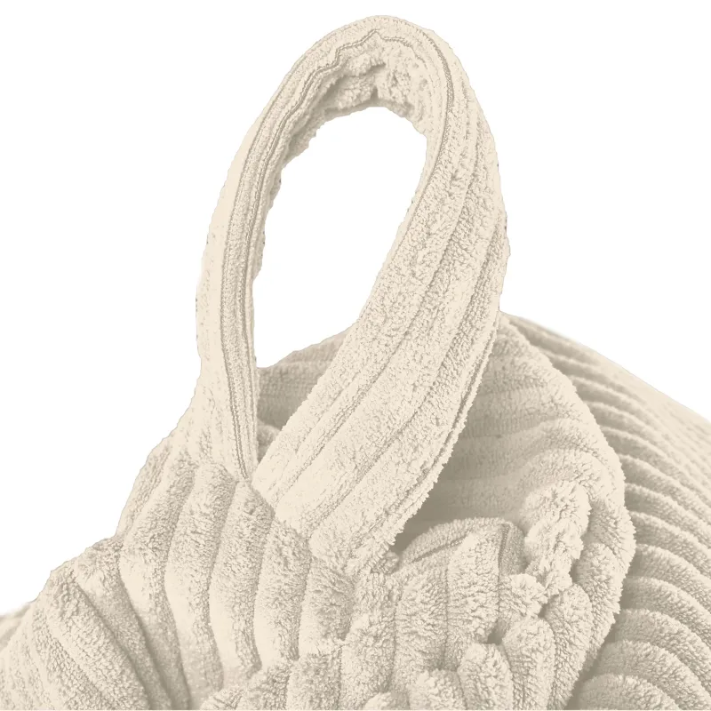 Giant XXL corduroy bean bag for adults – sink-in comfort