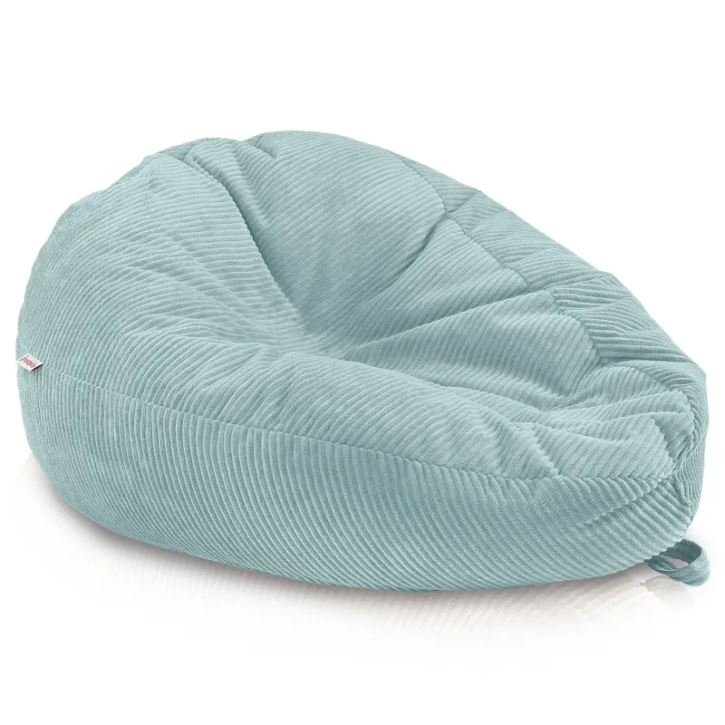 Giant XXL corduroy bean bag for adults – sink-in comfort