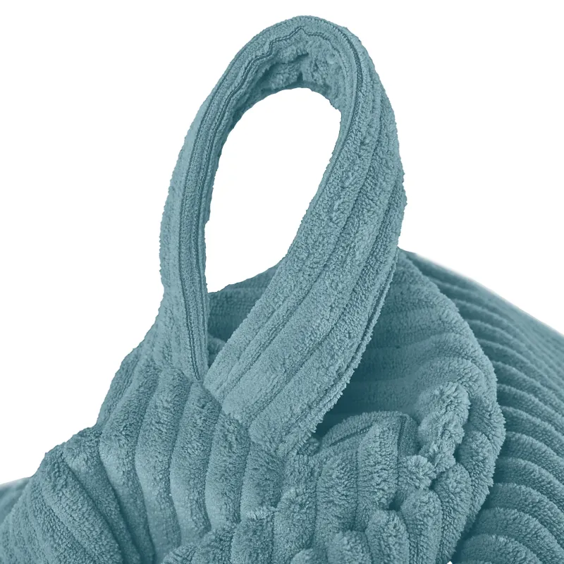 Giant XXL corduroy bean bag for adults – sink-in comfort