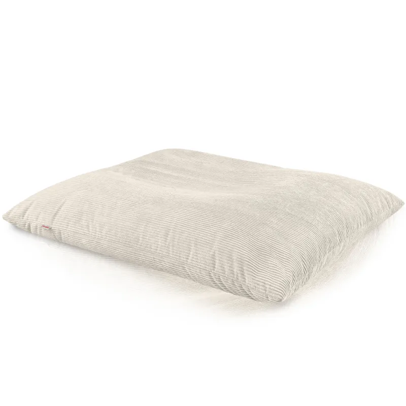 Giant floor cushion for sitting in soft corduroy