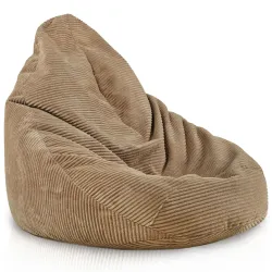 Drop XXL Bean Bag with Backrest - Soft Corduroy
