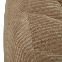 Bean bag with backrest for adults – comfy XXL corduroy