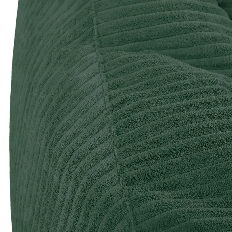 Bean bag with backrest for adults – comfy XXL corduroy