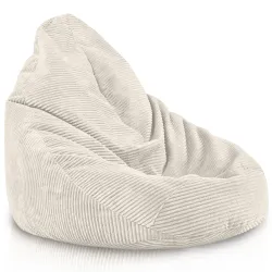 Drop XXL Bean Bag with Backrest - Soft Corduroy