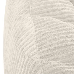 Bean bag with backrest for adults – comfy XXL corduroy