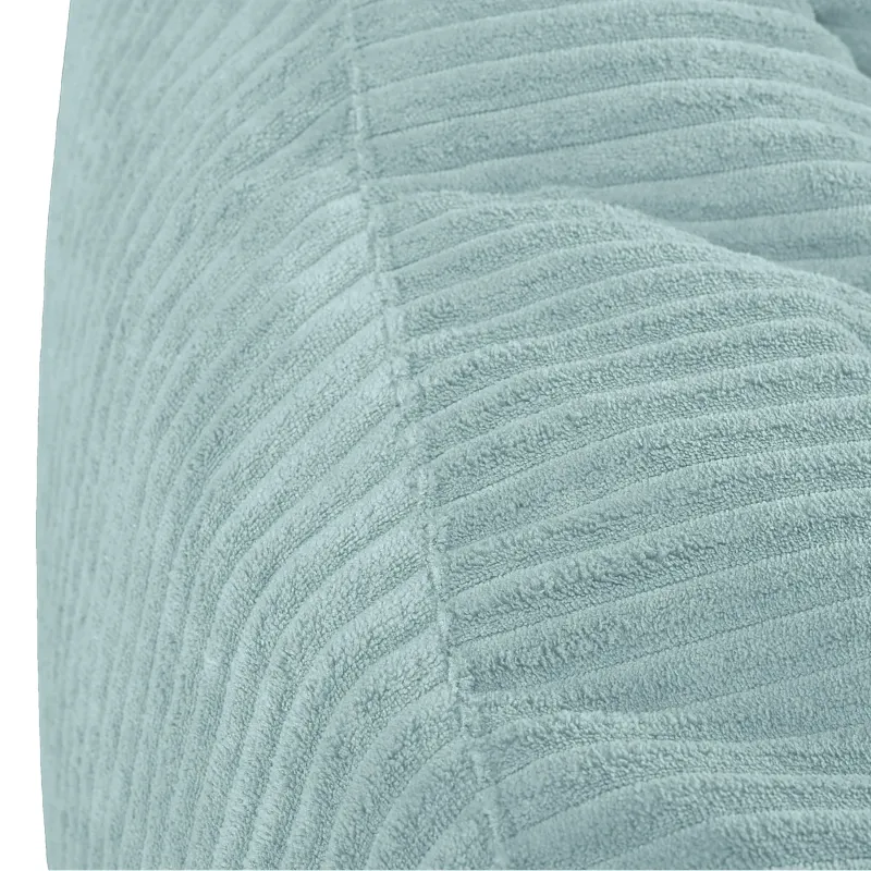 Bean bag with backrest for adults – comfy XXL corduroy