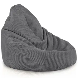 Drop XXL Bean Bag with Backrest - Soft Corduroy