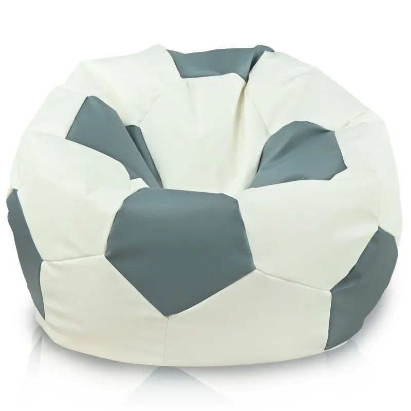 Football Bean Bag Chair XL for Kids - Faux Leather