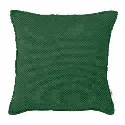 Square Decorative Cushion - Dot Textured Velvet