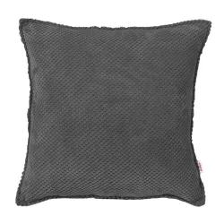 Square Decorative Cushion - Dot Textured Velvet