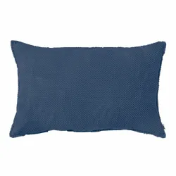 Dot textured velvet decorative cushion – 30×50
