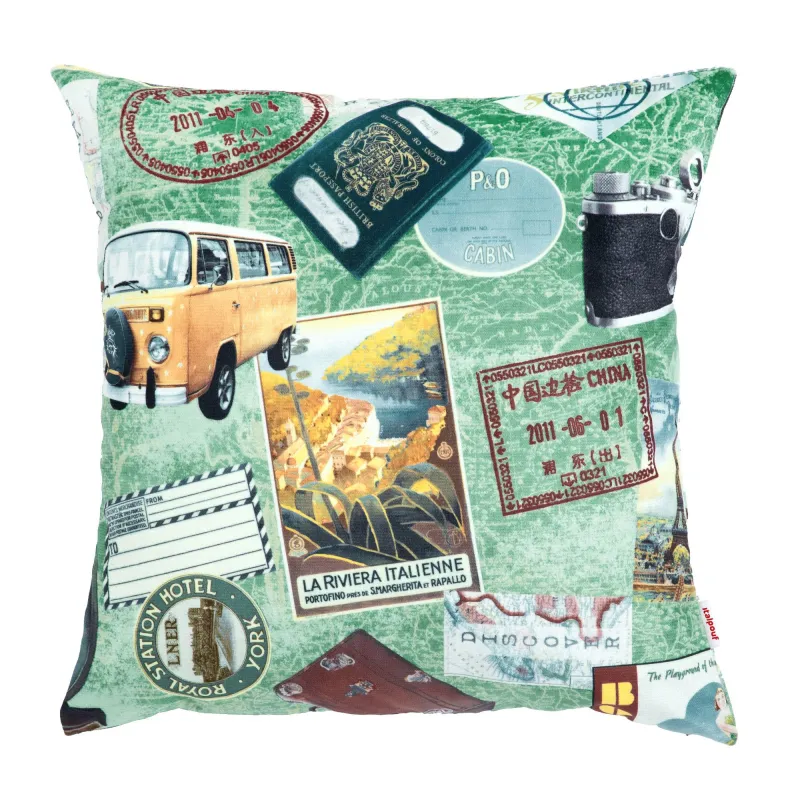 Printed decorative cushion for sofa and kids – 60×60