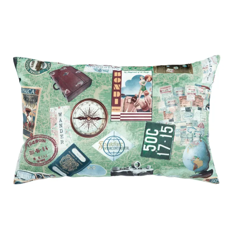 Printed decorative cushion for sofa and kids – 45×70