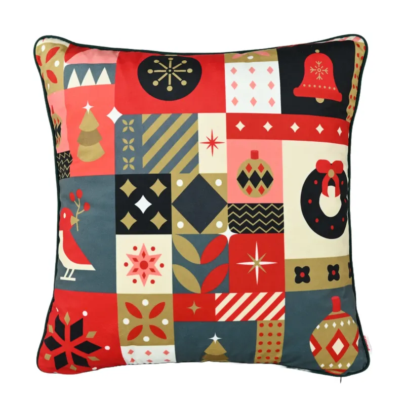 Printed decorative cushion for sofa and kids – 45×45