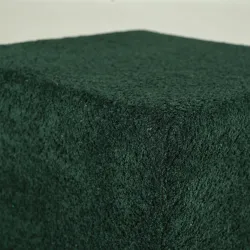 Cubo Solid Cube Pouffe 40x40x40 Teddy Boucle | Italpouf