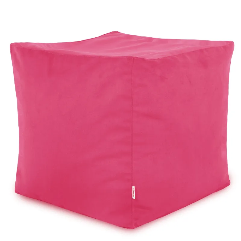 Square Cube Ottoman - Soft Velvet – view 16