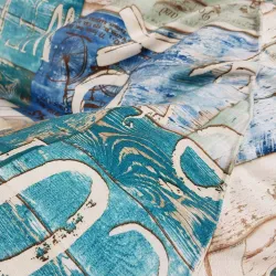 Square Cube Ottoman - Premium Printed Fabric – view 18