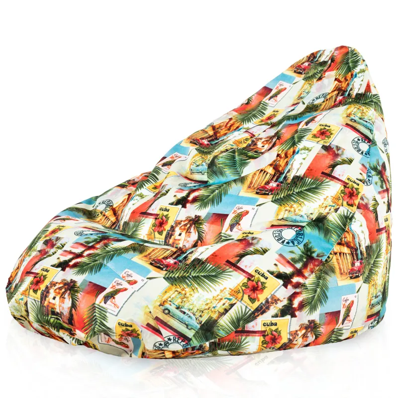 Drop XXL Highback Bean Bag Chair - Premium Printed Fabric – view 6