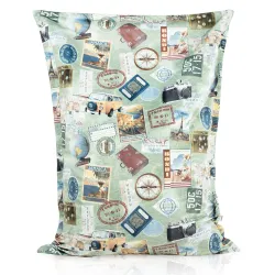 Floor Cushion for Kids - Premium Printed Fabric