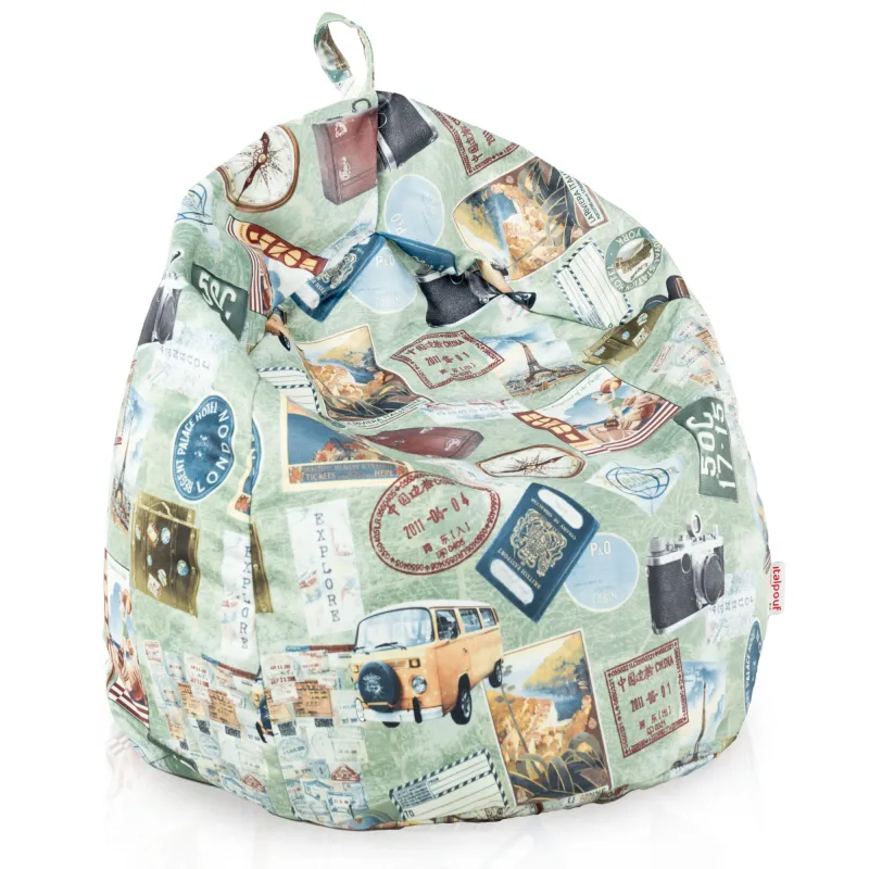 Kids Bean Bag Chair L - Premium Printed Fabric – view 84