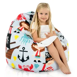 Kids Bean Bag Chair L - Premium Printed Fabric – view 67
