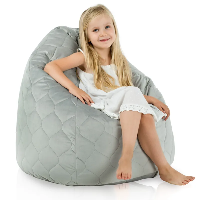 Kids Bean Bag Chair L - Soft Velvet – view 116