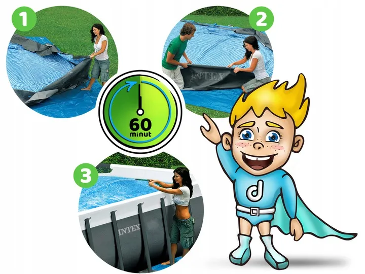 Frame Pool 549 x 274 x 132 cm 21in1 INTEX 26356 - 8